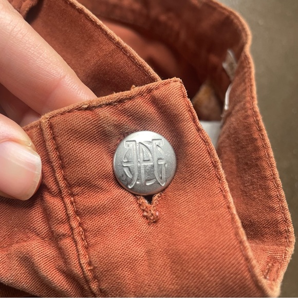 Vintage Jean Paul Gaultier jeans pumpkin colored low rise pants - Picture 9 of 12